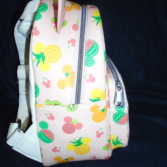 Loungefly Disney Mickey Mouse Mini Backpack Summer Fruit Pattern with Ears main image 4